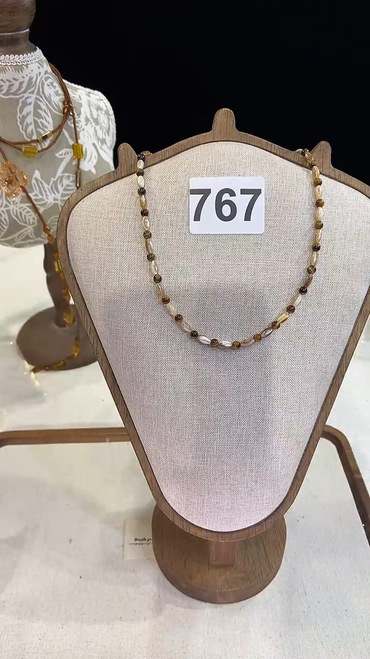 项链钛钢淡水珍珠767