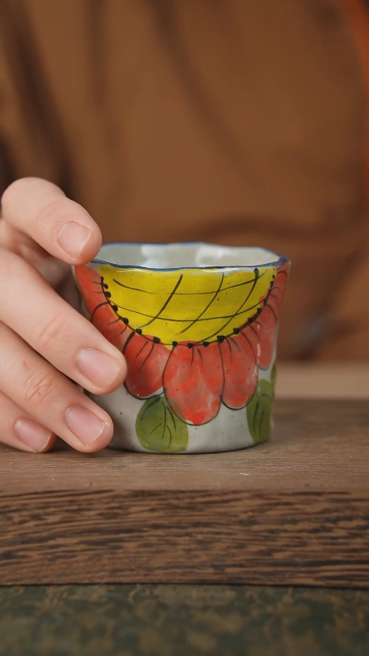 【闪购商品】杯子泥垚手作 景德镇手工手绘器物