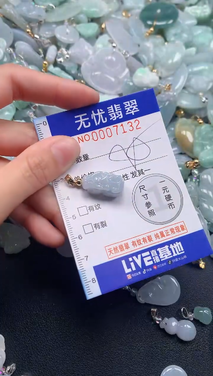 颈饰未镶嵌翡翠7132