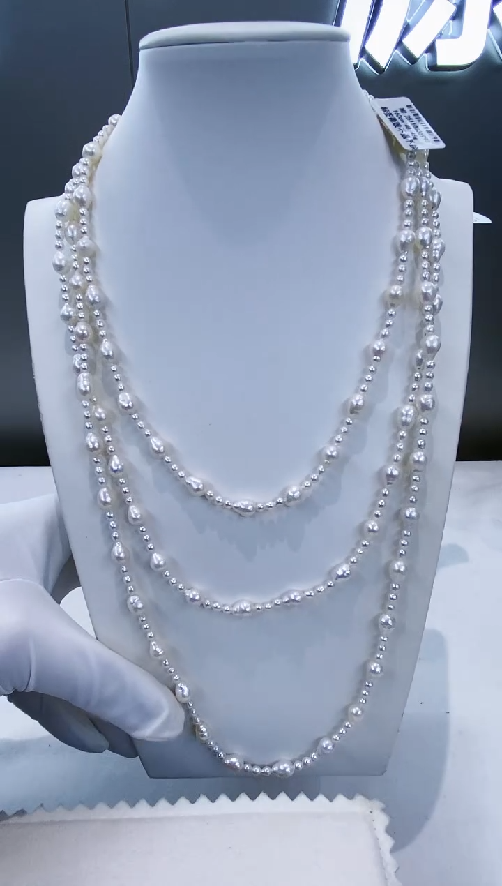 毛衣链未镶嵌淡水珍珠Y淡水毛衣链  160cm