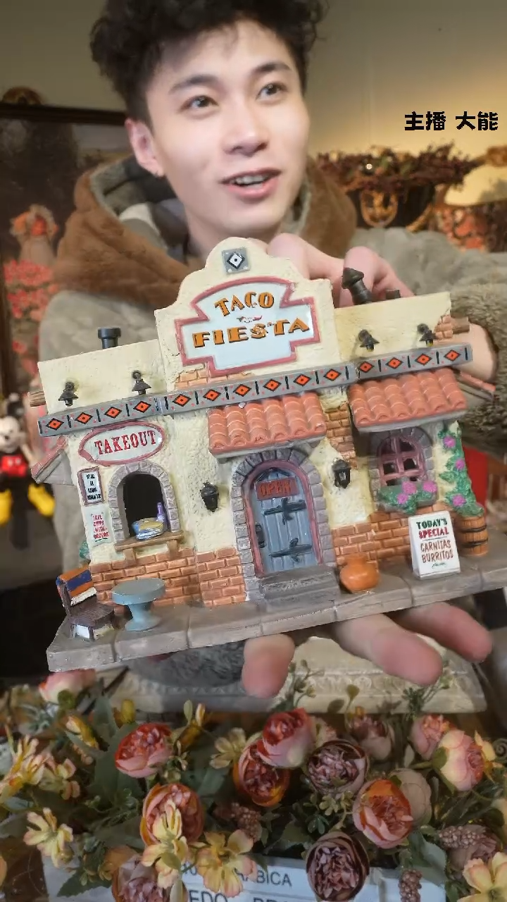 【闪购商品】默认微瑕高端树脂陶瓷摆件M504