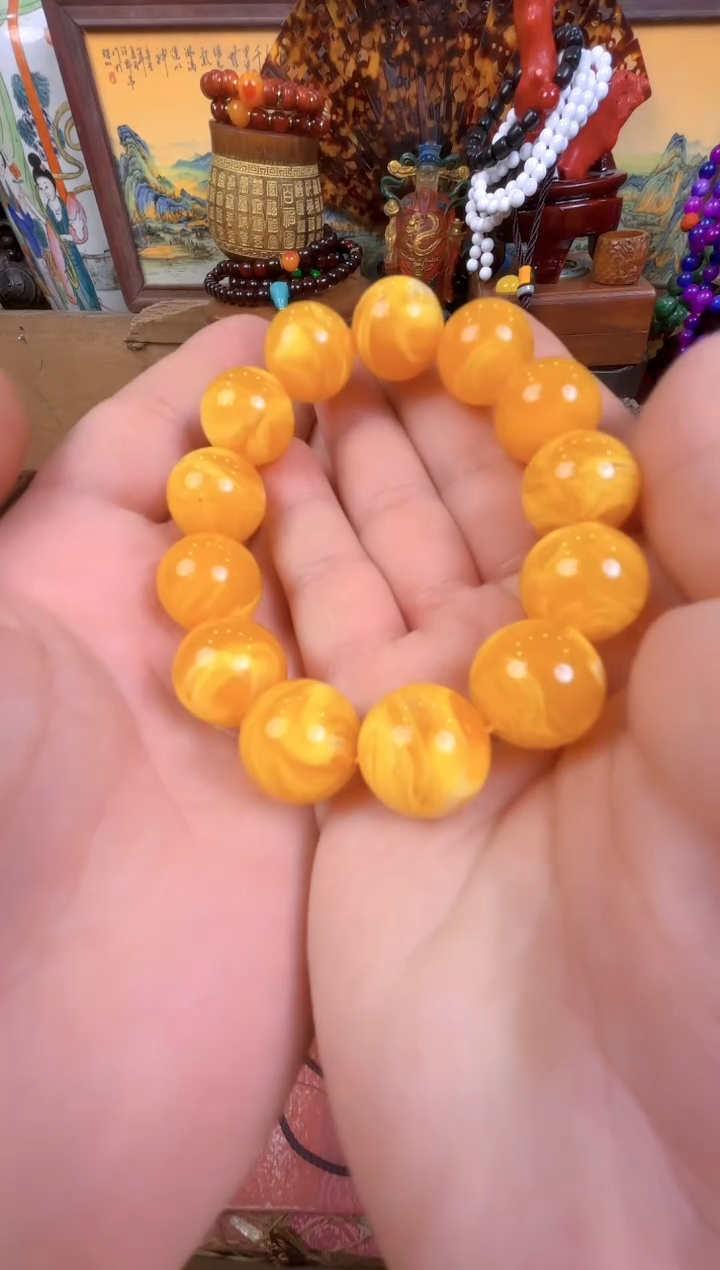 【闪购商品】蜜蜡手链未镶嵌琳专属哈哈哈哈哈哈哈