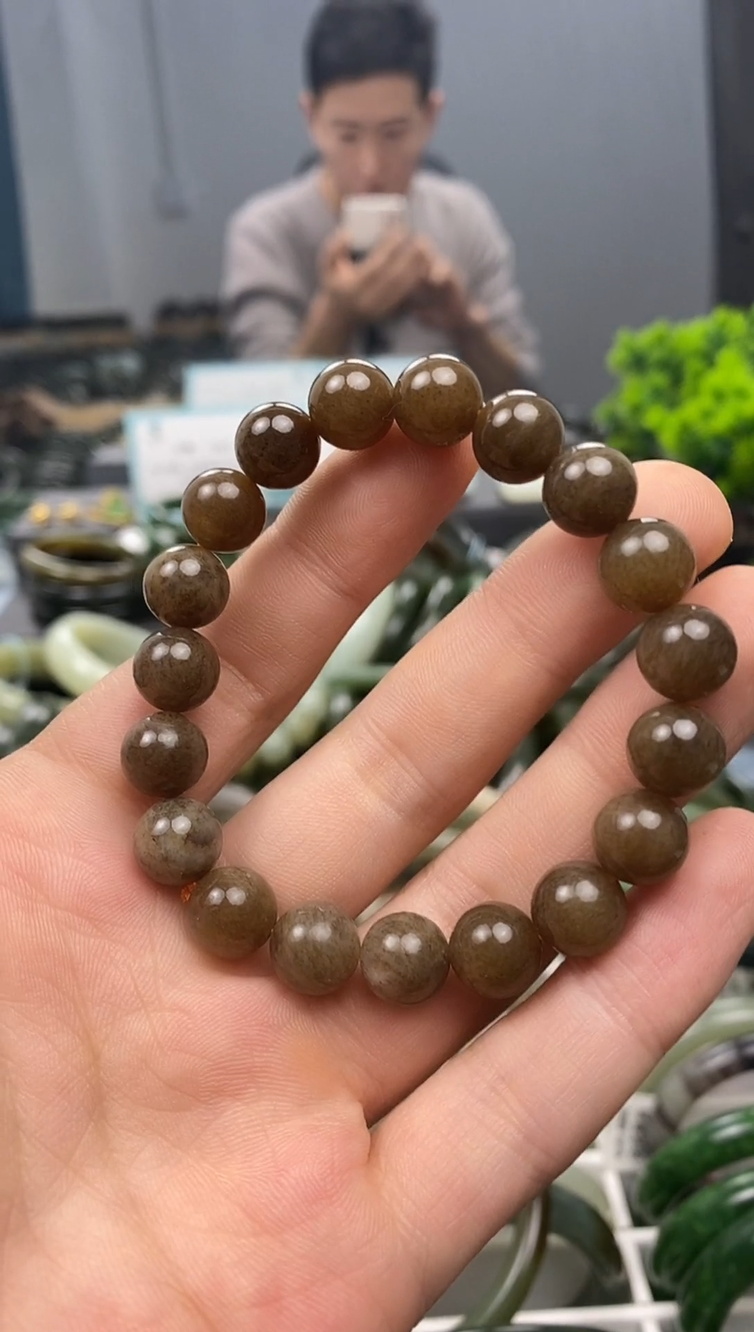 未镶嵌手镯和田玉10mm