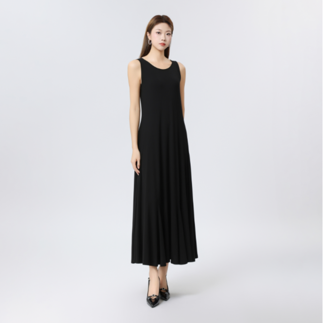 AMASS/阿玛施春夏新款法式尤莱特气质小黑裙连衣裙550016