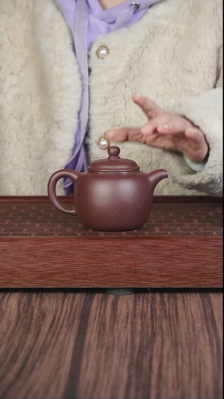 【闪购商品】紫砂茶壶lw  紫泥 匏尊