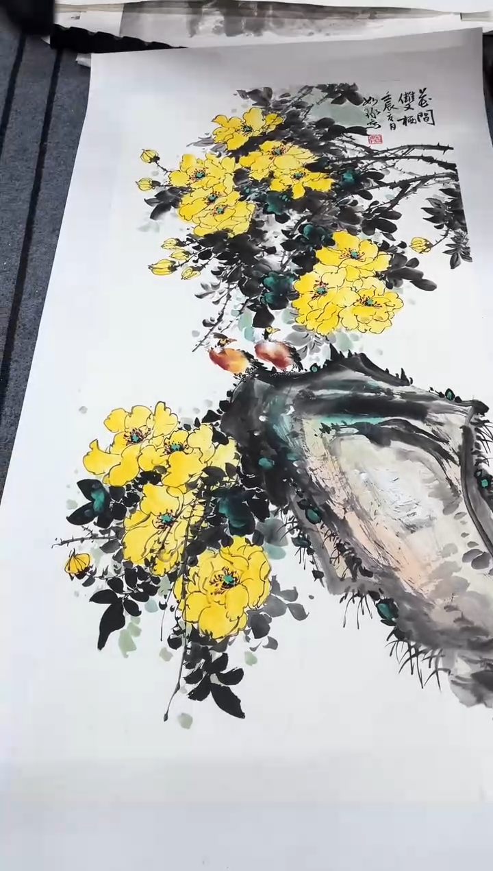 精品国画花鸟作品