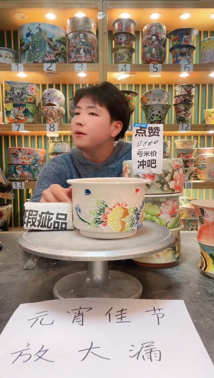 【闪购商品】瓷片默认微瑕一物一拍0213-057