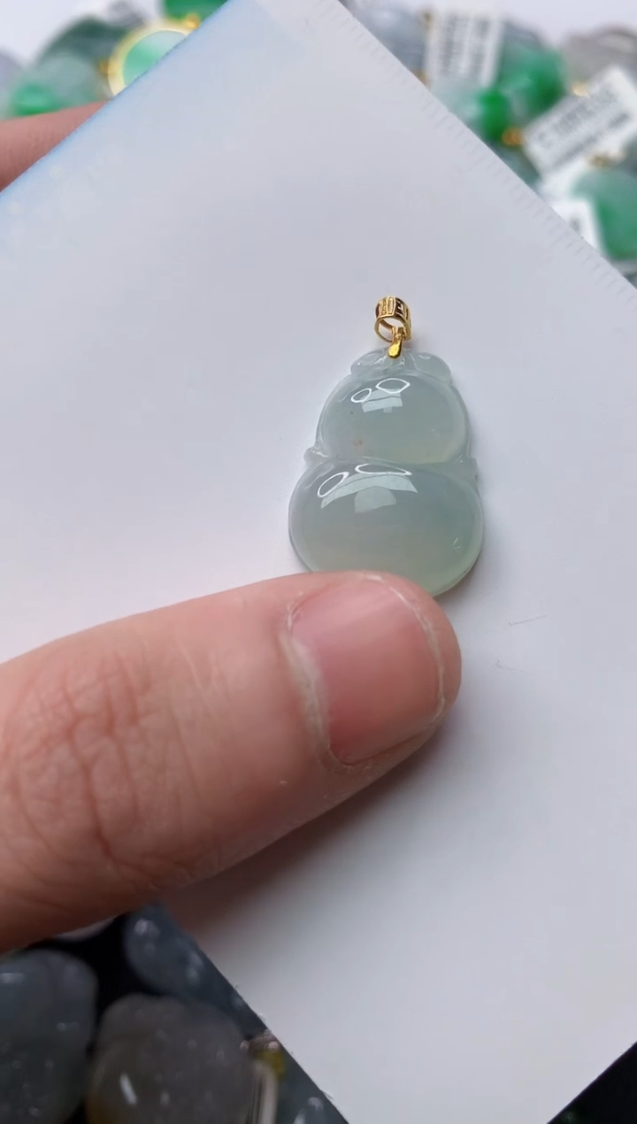 【闪购商品】翡翠颈饰18K金镶嵌19..........