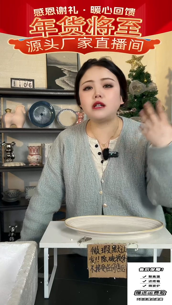 【闪购商品】瓷白窑-鱼盘