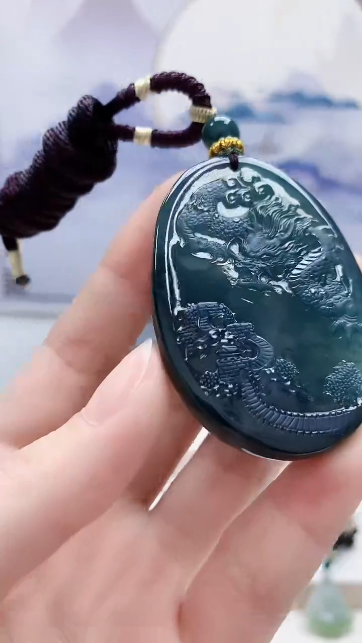 未镶嵌定制翡翠5028ry-毛货挂件67