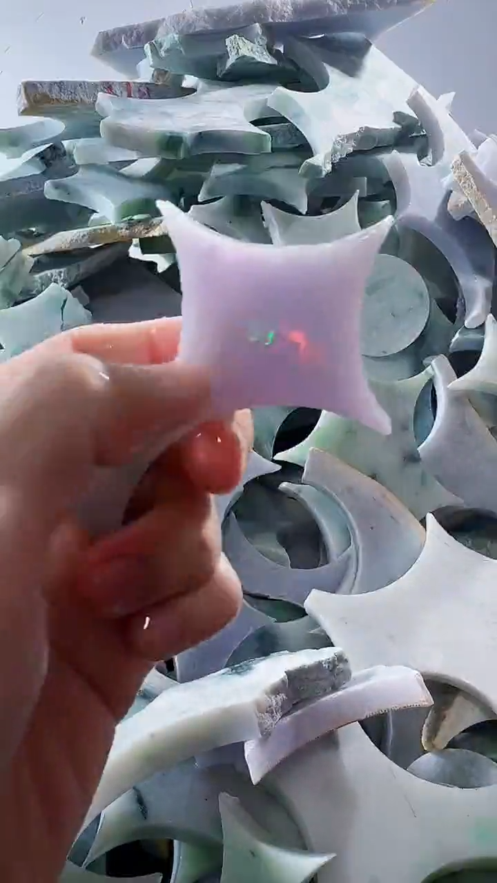 裸石翡翠缅甸翡翠A货文2546
