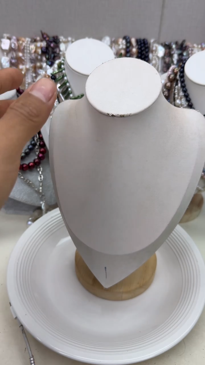 颈饰银S925镶嵌淡水珍珠1