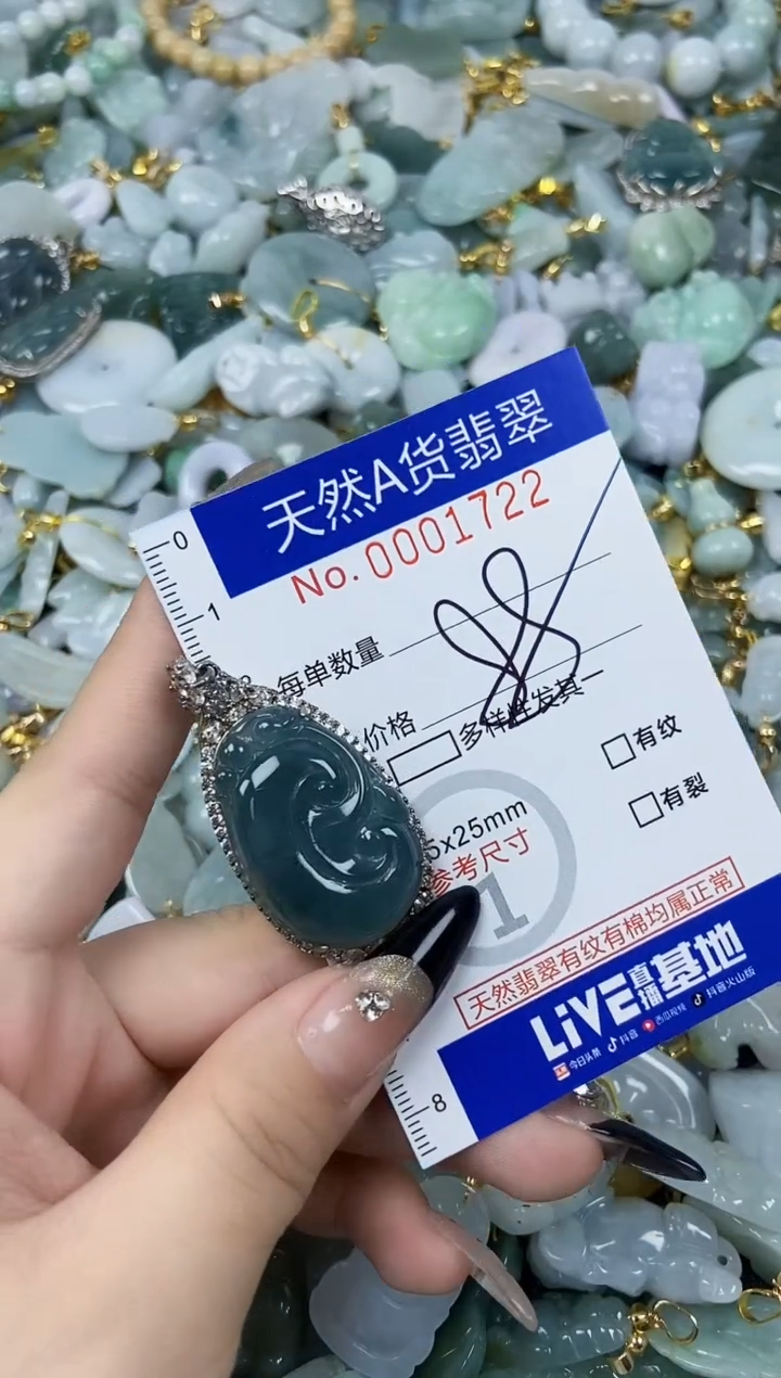 【闪购商品】翡翠颈饰未镶嵌天然A货翡翠