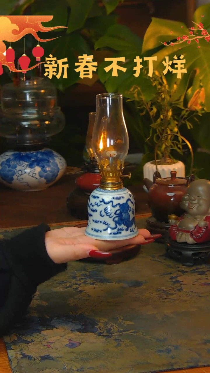 【闪购商品】景德镇陶瓷灯摆件