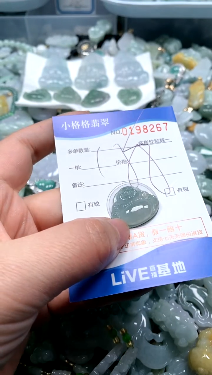 【闪购商品】翡翠颈饰未镶嵌闪购商品0198267