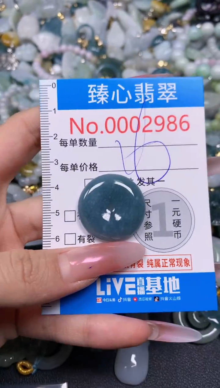 【闪购商品】翡翠颈饰未镶嵌含绳0002986