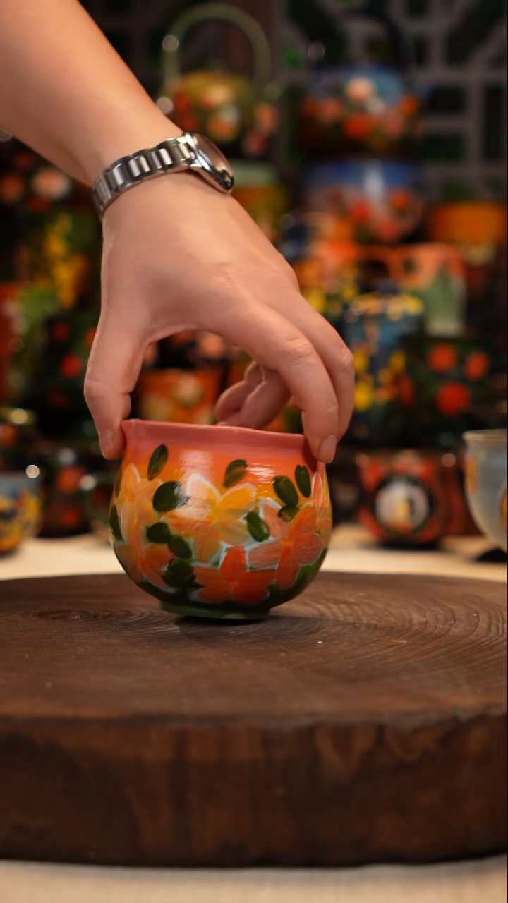 油画   釉下彩   杯子