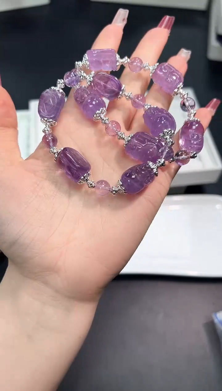 【闪购商品】水晶手串未镶嵌99P多样性发其一/1条默认微瑕