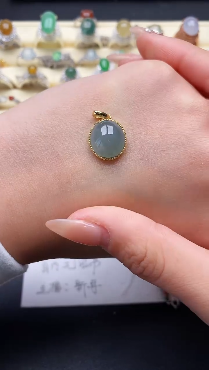【闪购商品】翡翠戒指银S925镶嵌2222222+8