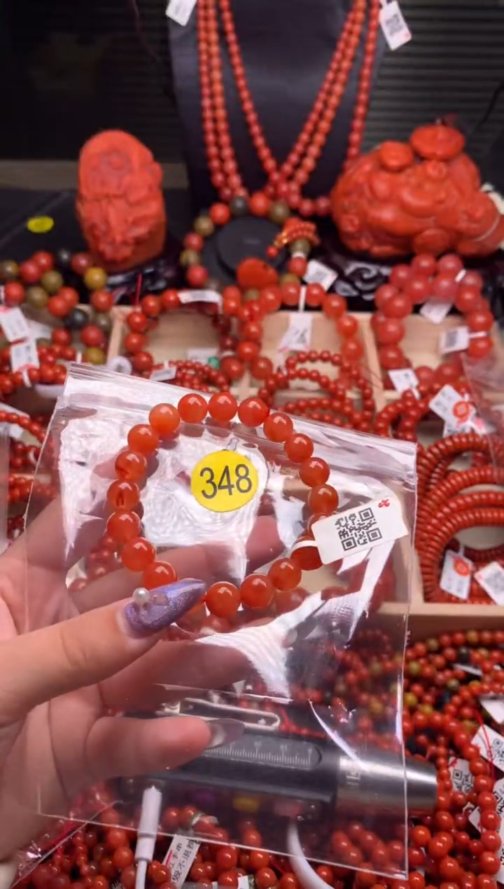 【闪购商品】南红玛瑙珠宝奇石未镶嵌348-9+