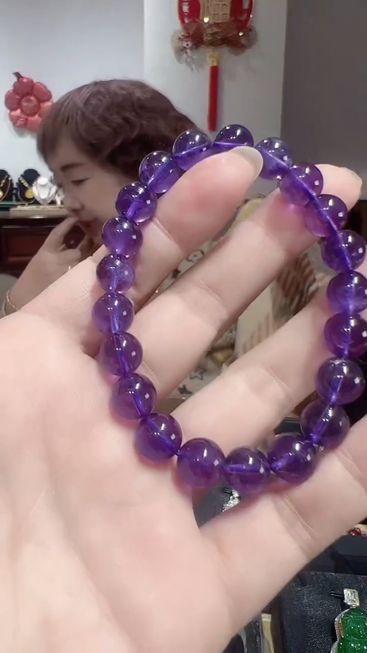 未镶嵌手链紫晶2025121292