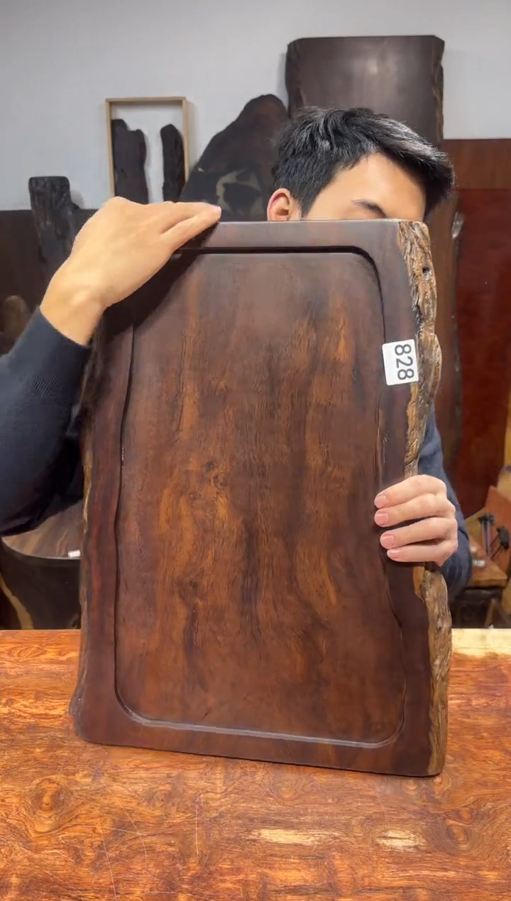 风车木（黑檀木）尺寸55*38*3编号828
