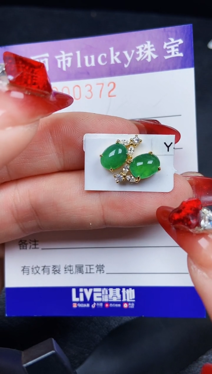 【闪购商品】翡翠颈饰银S925镶嵌0372