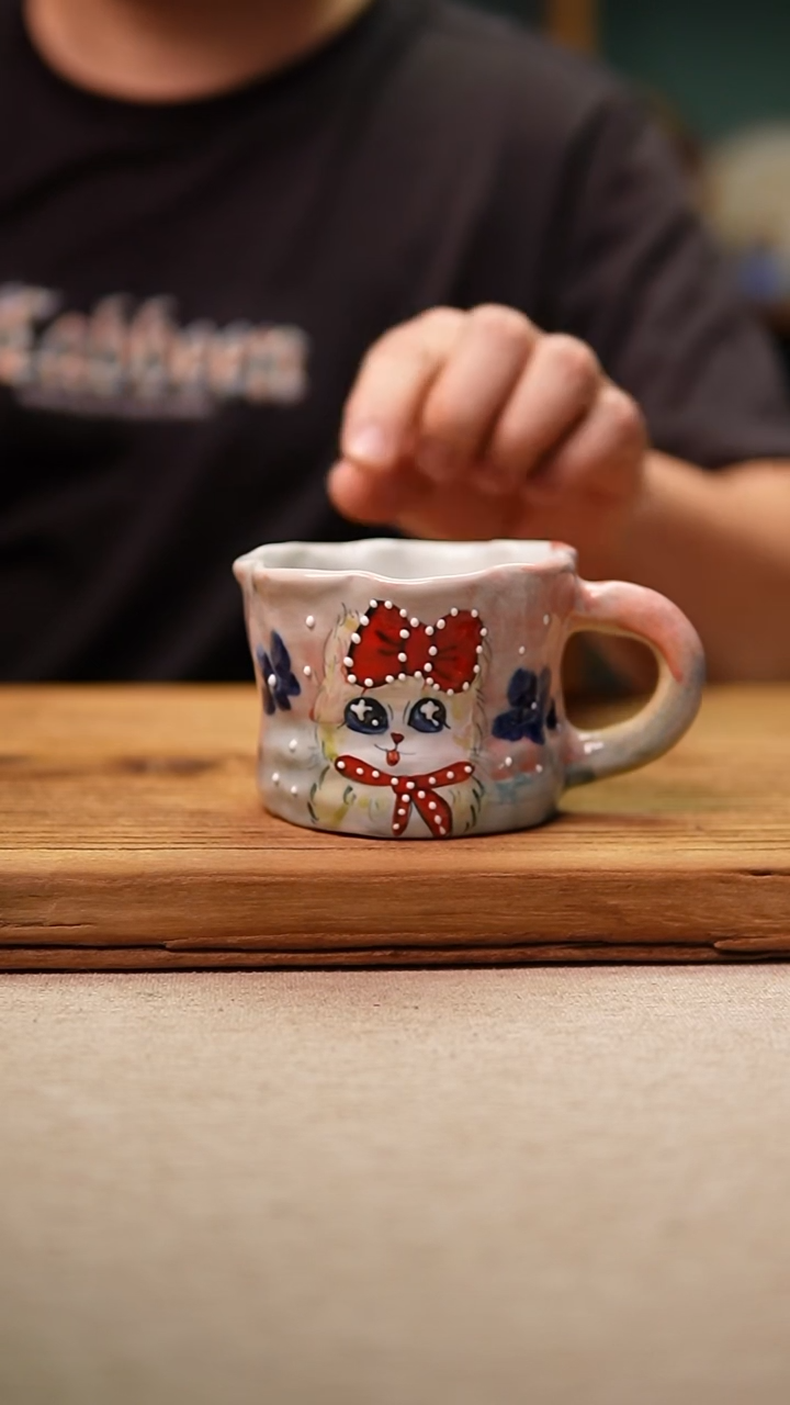 @@陶园瓷舍@@纯手工手绘@高温釉下彩