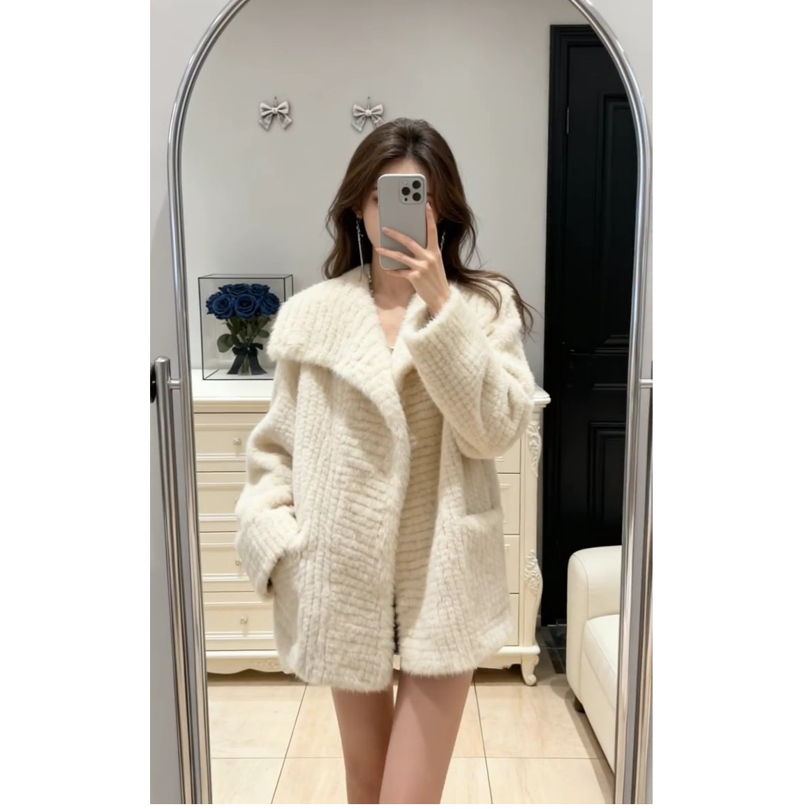 2025新款女士秋冬季慵懒风小众设计感宽松休闲针织开衫外套上衣