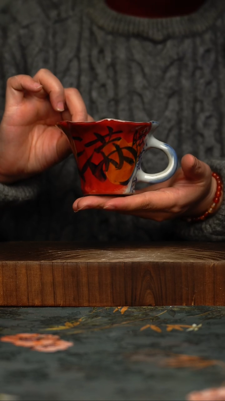 瓷片景德镇手工绘画同款