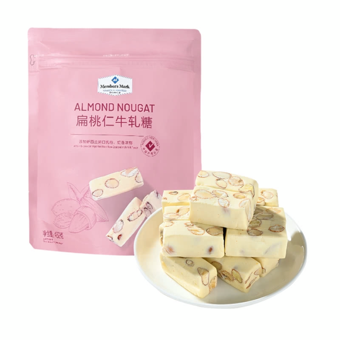 「Members Mark/山姆」扁桃仁牛轧糖（尝鲜装+整包装）