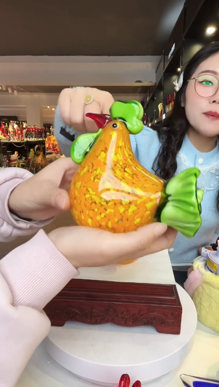 【闪购商品】茶盏琉璃摆件家居摆件