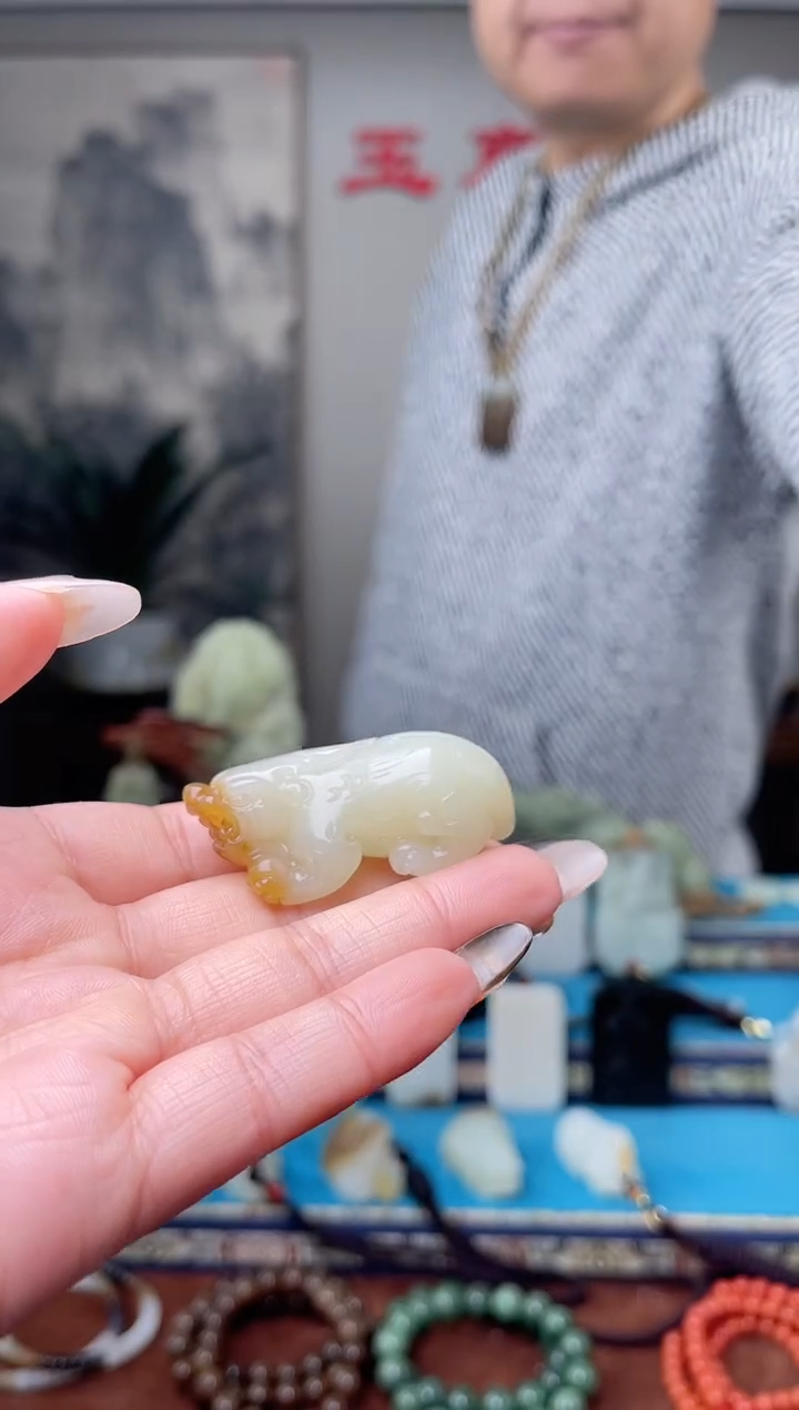 【闪购商品】和田玉挂件未镶嵌1