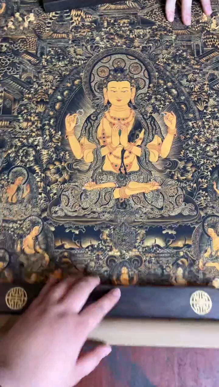 卷轴画手绘唐卡140