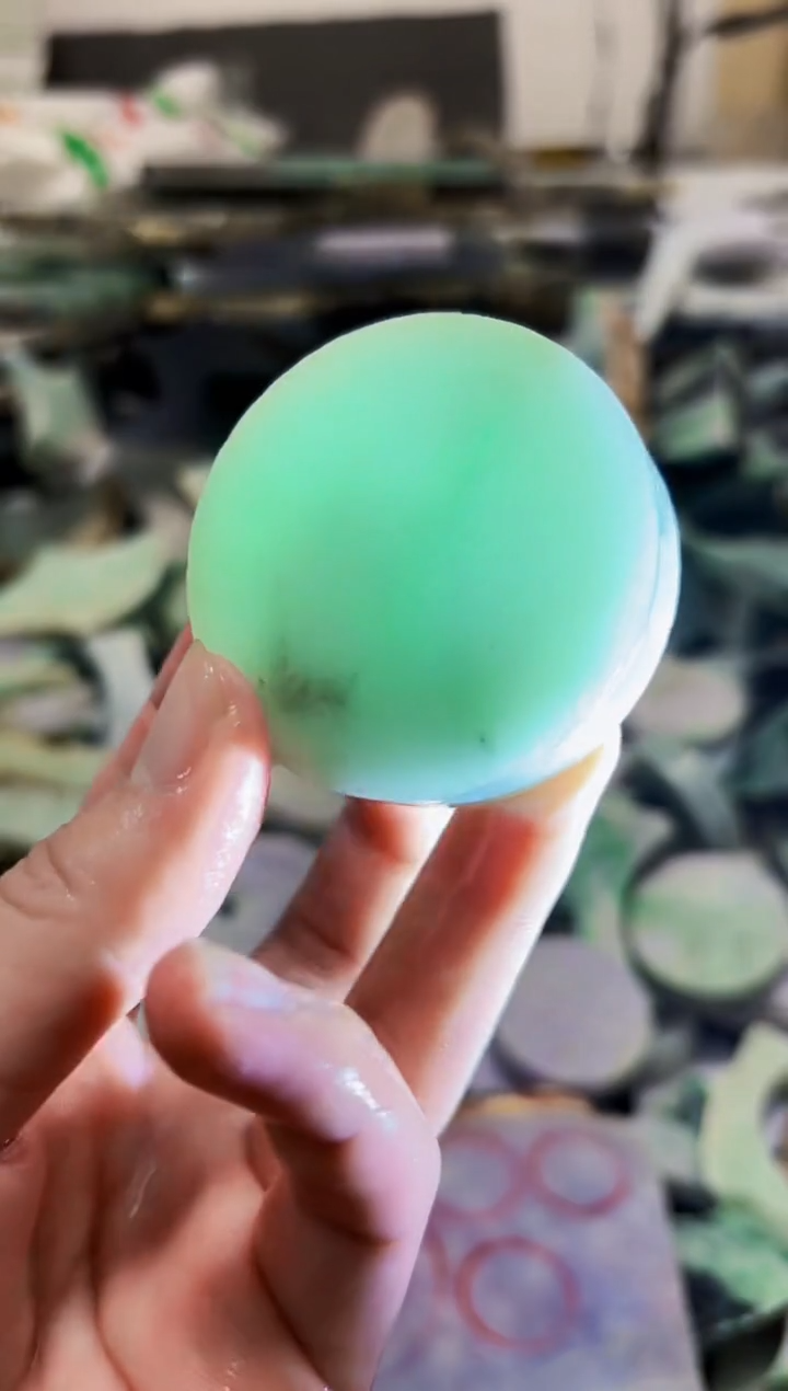 【闪购商品】翡翠颈饰未镶嵌A货白文1653