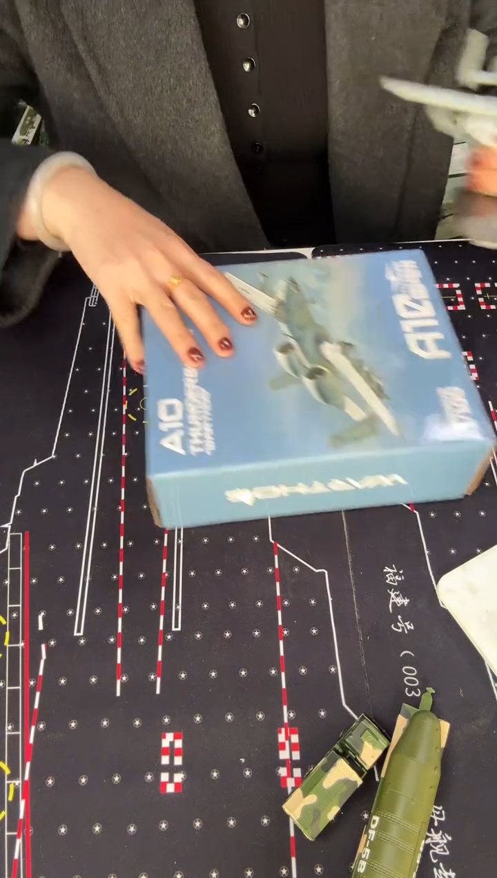 1/100合金飞机模型A10合金模型