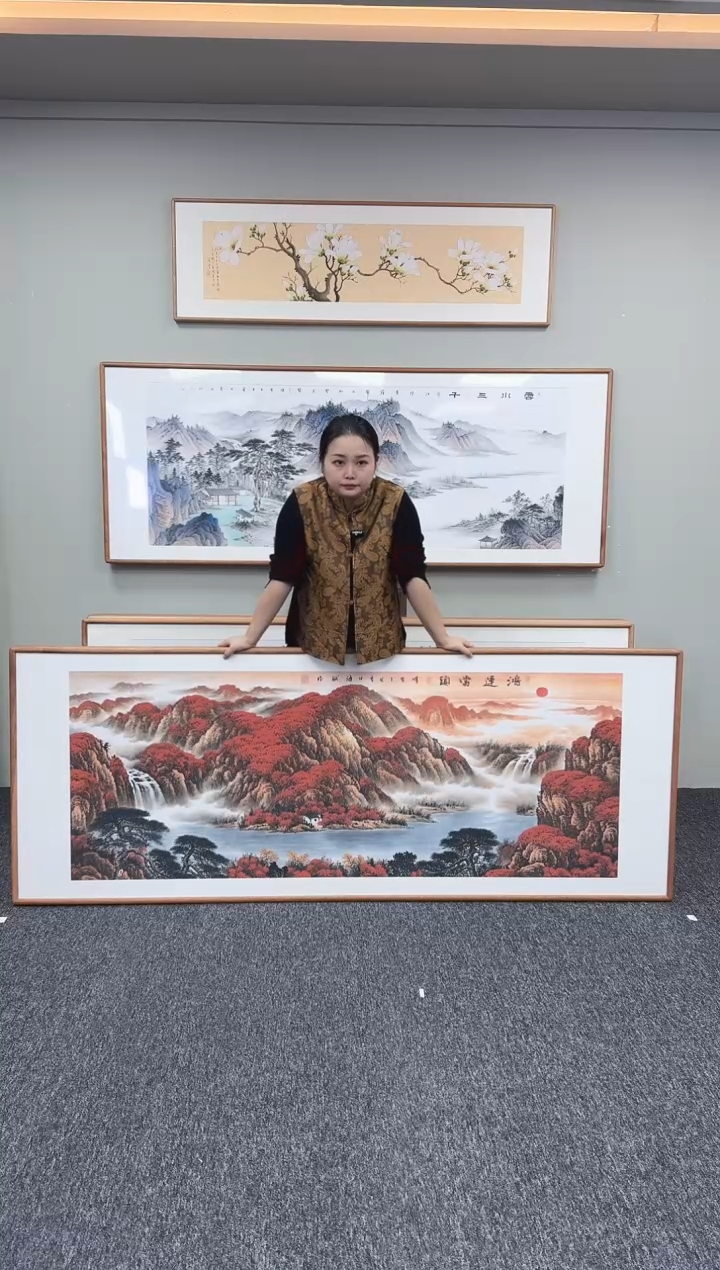 国画鸿运当头210*80