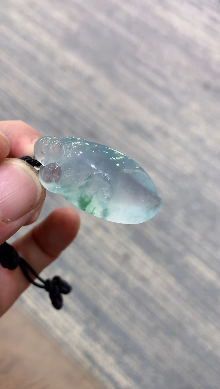 颈饰未镶嵌翡翠天然A货翡翠