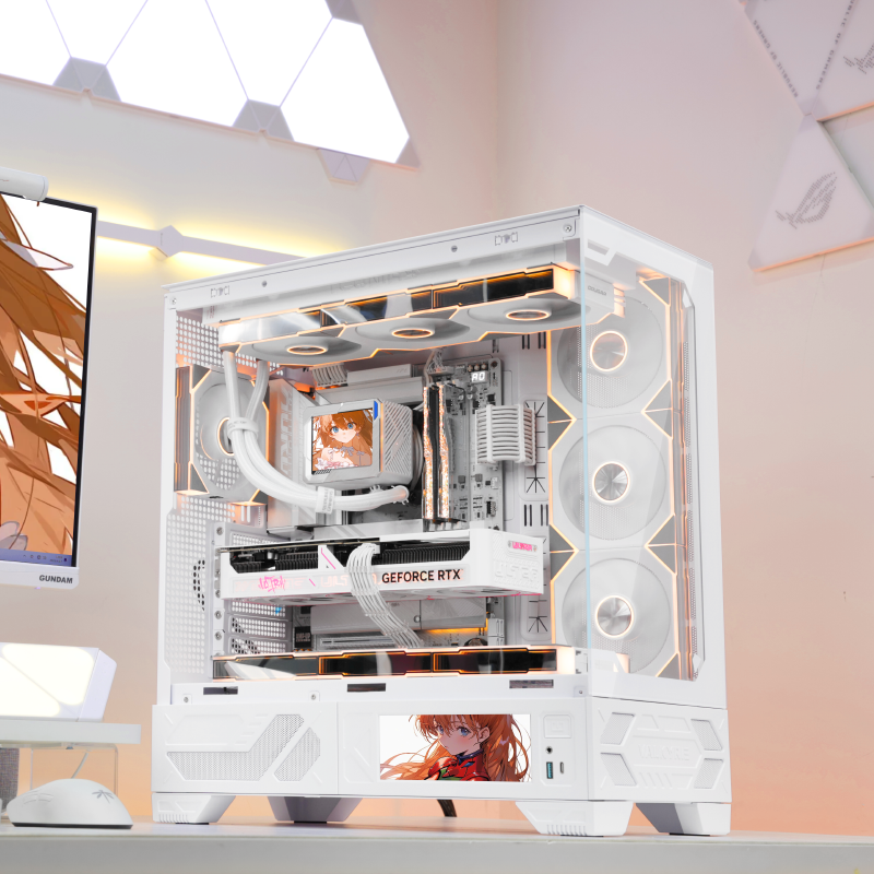 英特尔Ultra5 Ultra7 RTX5060/5060TI水冷游戏电脑台式组装主机