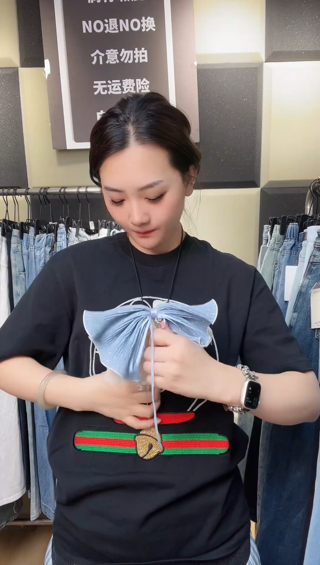 外贸库存牛仔裤728