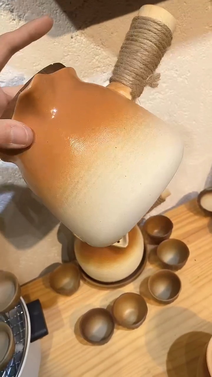 【闪购商品】1000ml大月牙罐罐壶+大木盖