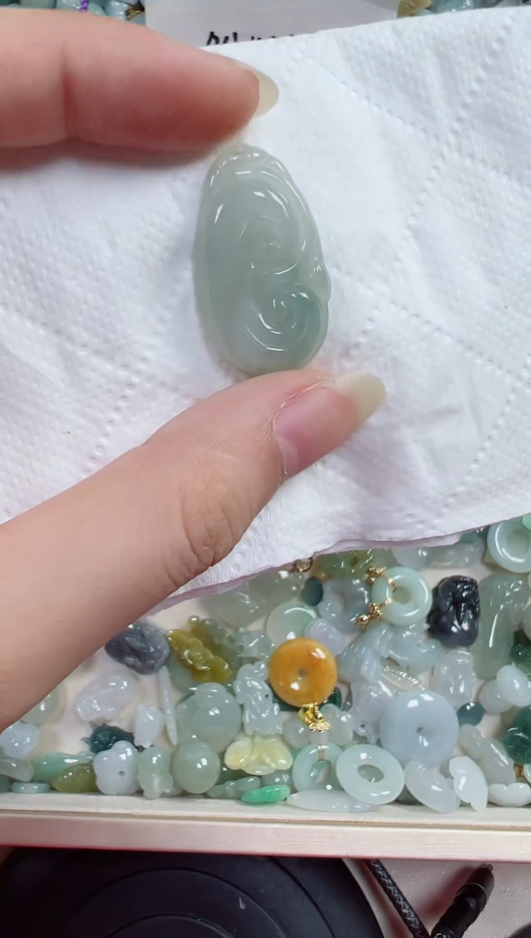 翡翠散珠126号链接，A货翡翠