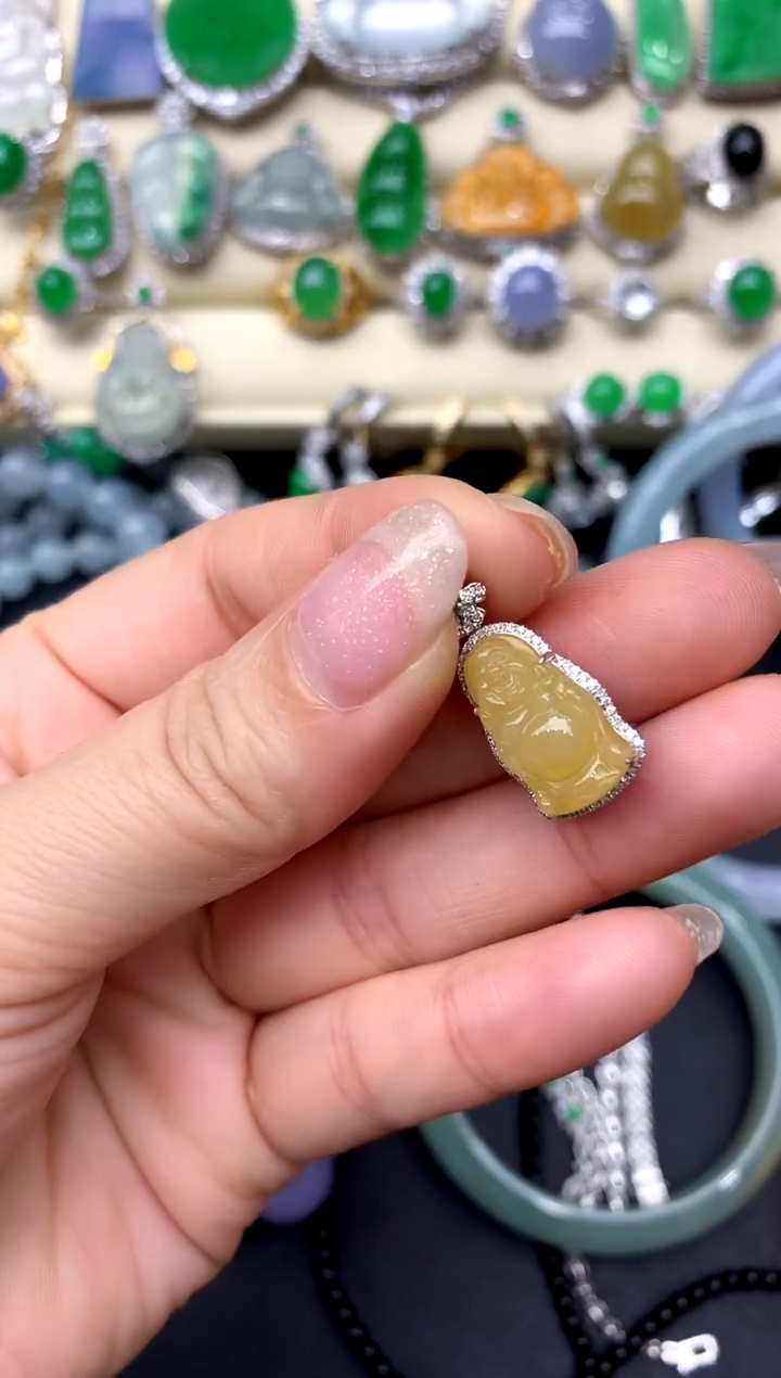 【闪购商品】翡翠颈饰18K金镶嵌228-中国好珍宝