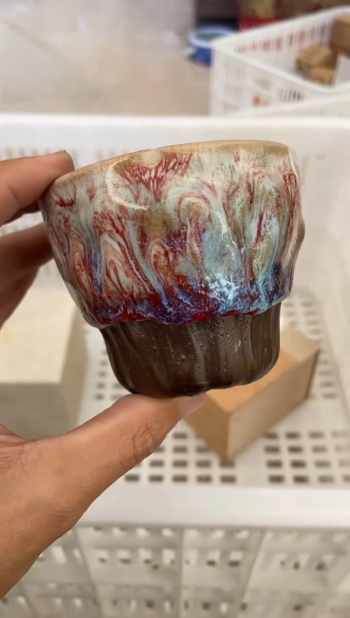 杯有磕碰的介意勿拍