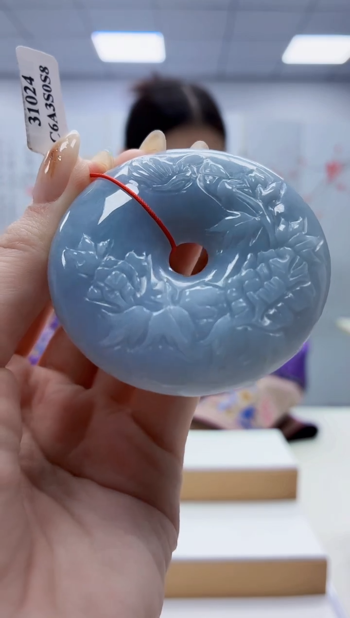 未镶嵌定制翡翠4812jw-毛货挂件46