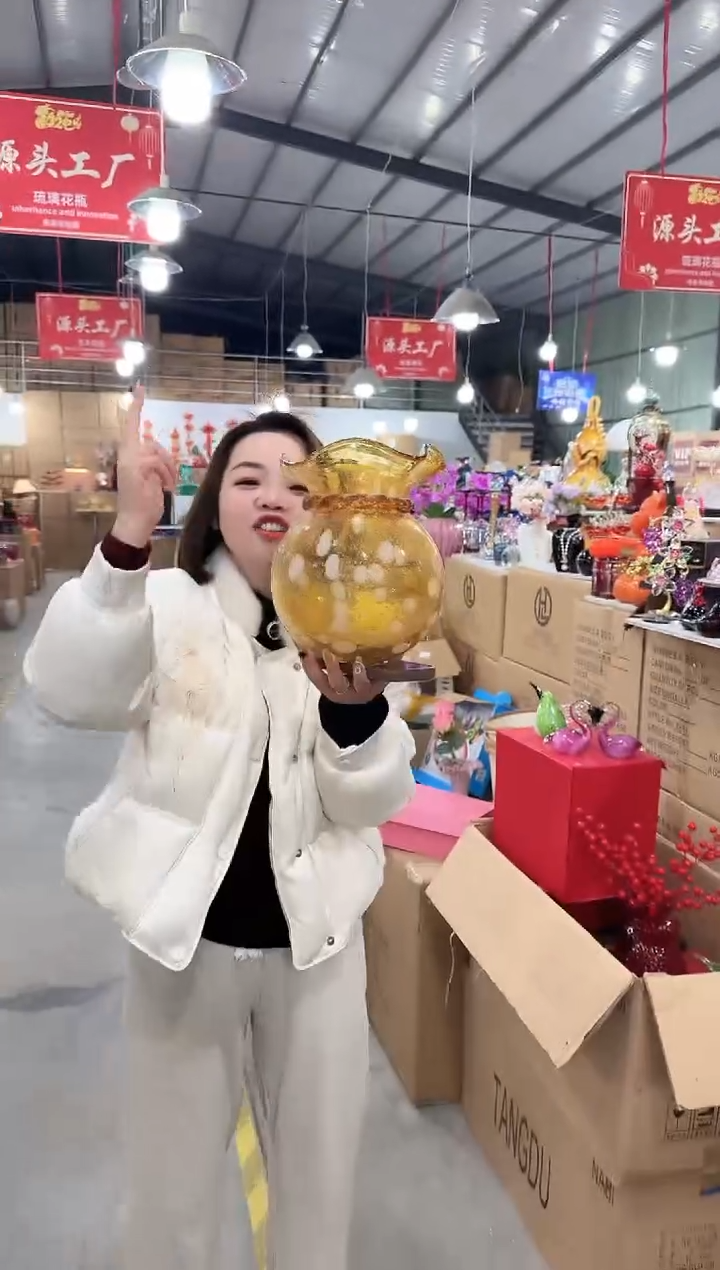 【闪购商品】玻璃于清花器K-早2