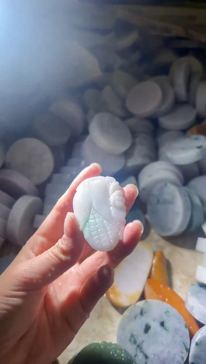 【闪购商品】翡翠颈饰未镶嵌翡翠A货小蒋100