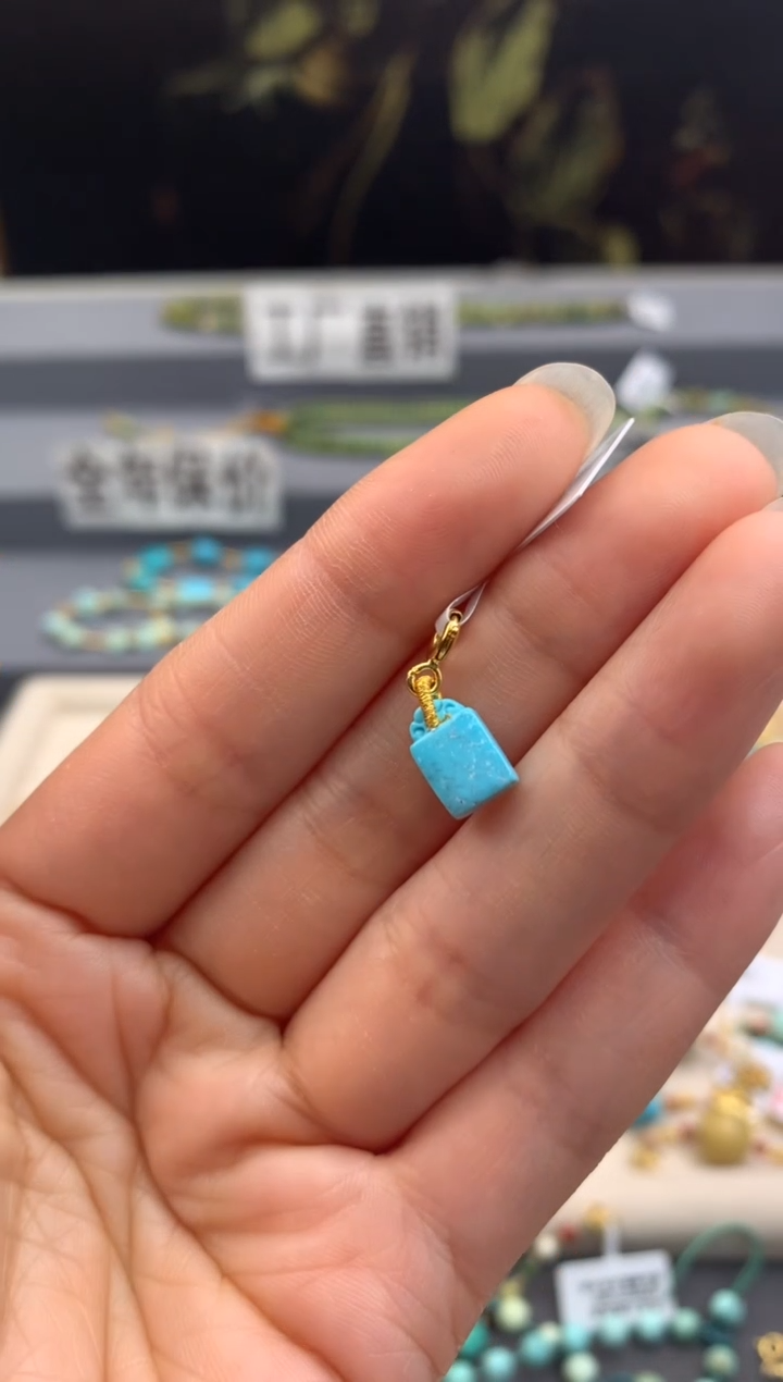 未镶嵌绿松石提溜茜.A160