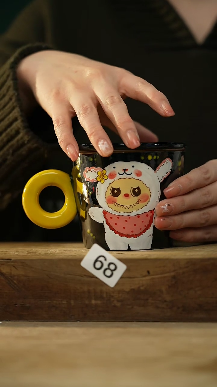 【闪购商品】瓷片新品！设计师款手绘/咖啡杯 乘以