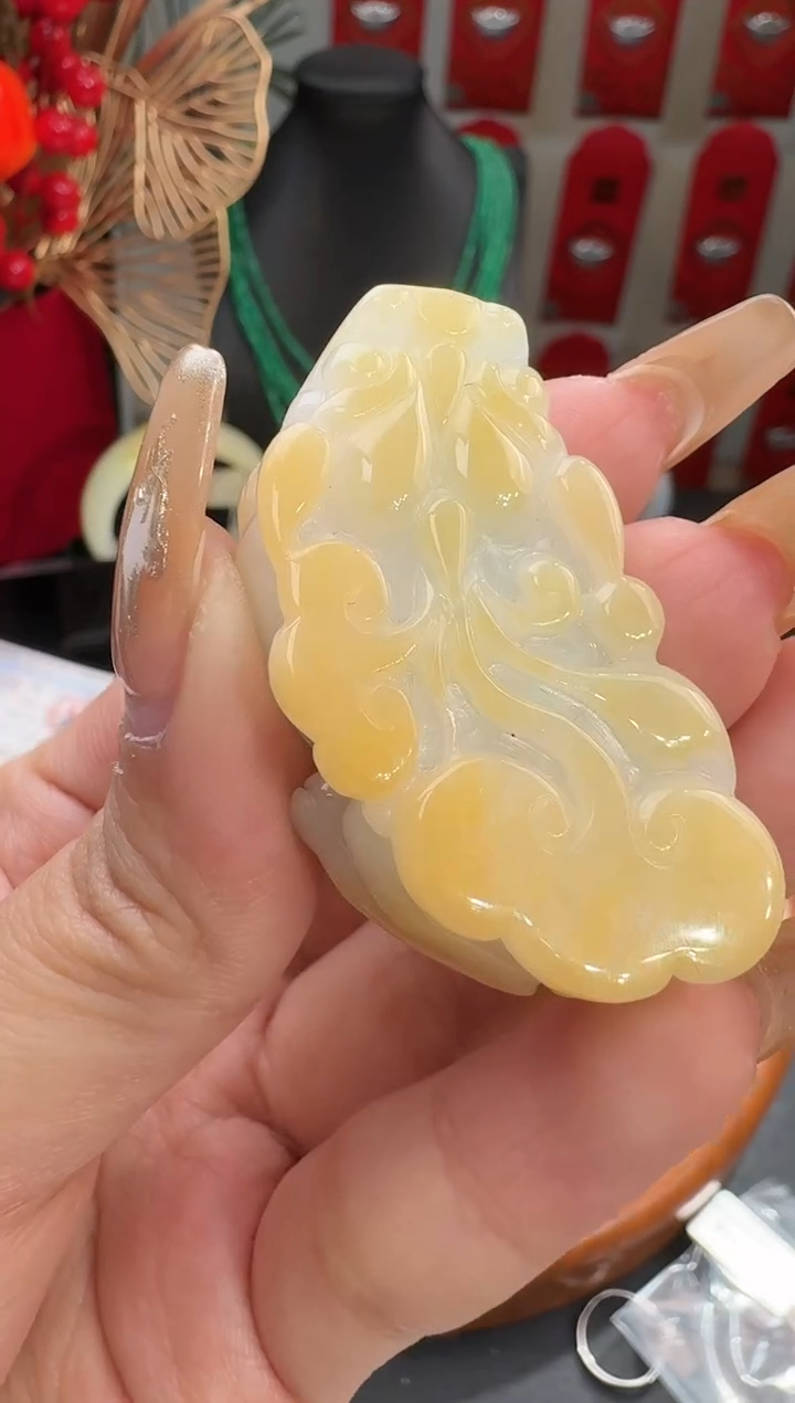 【闪购商品】翡翠颈饰未镶嵌挂件